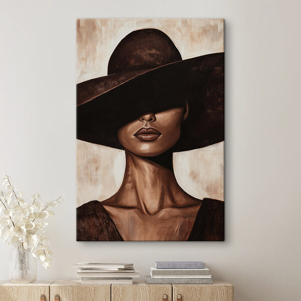 Woman wearing a hat Woman wearing a hat