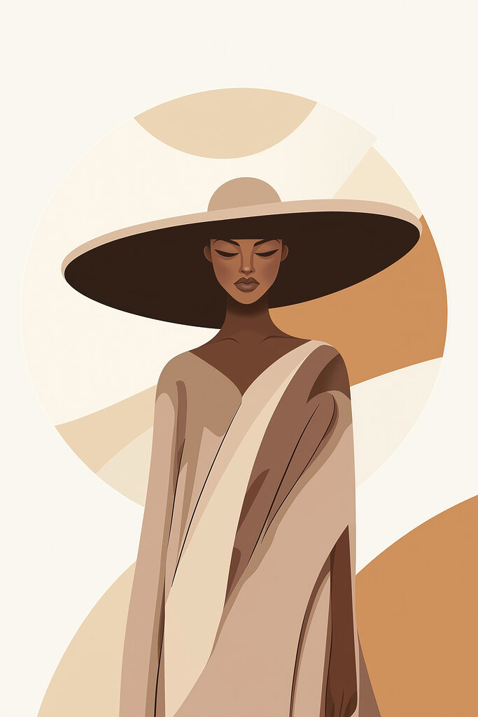 Woman wearing a hat Woman wearing a hat