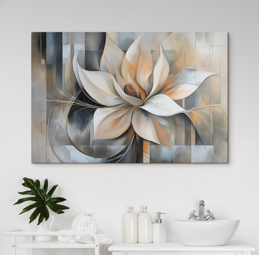 Painting of a flower Painting of a flower