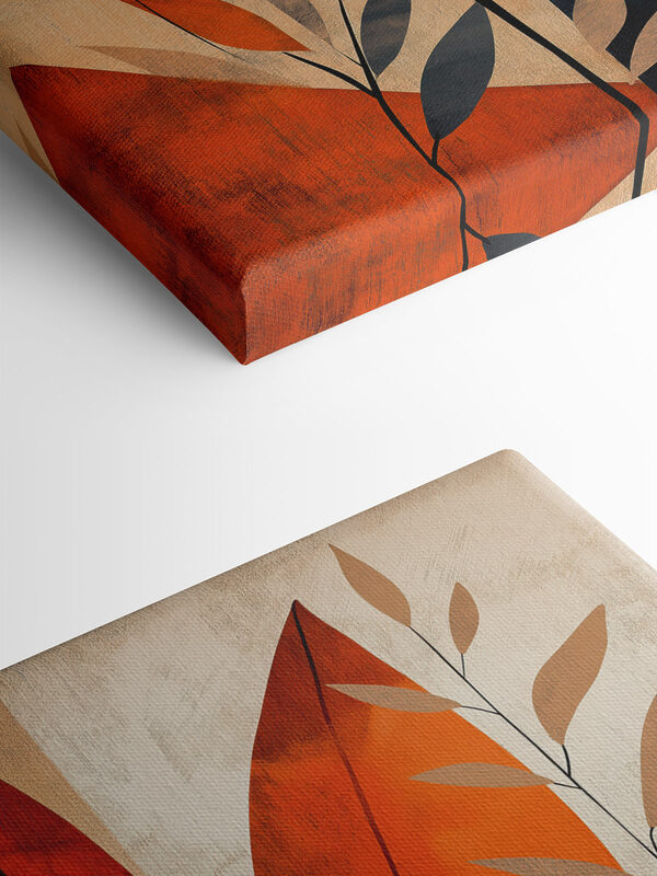 Painting of leaves and branches