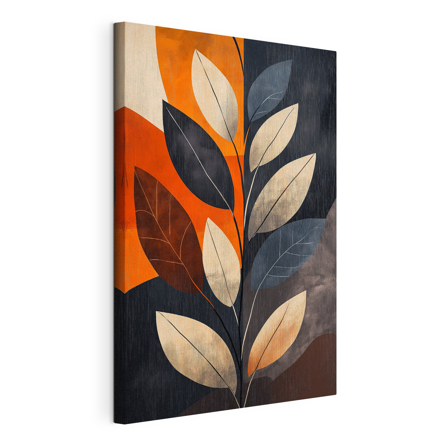 Colorful abstract foliage design artwork