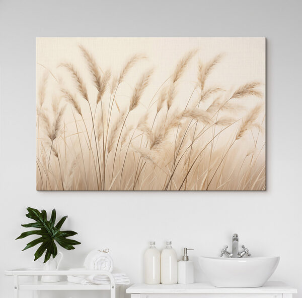 Gentle breeze through tall grasses