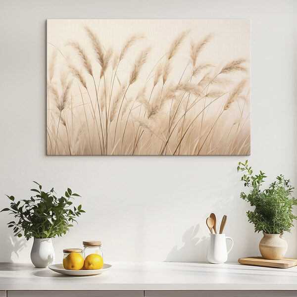 Gentle breeze through tall grasses