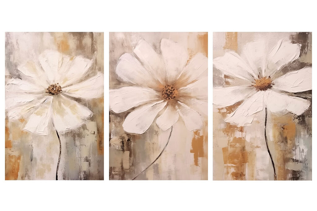 Three pieces of artwork