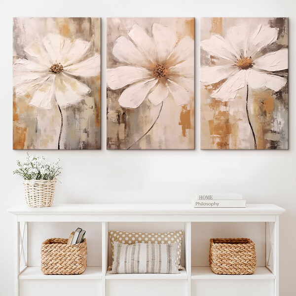 Three pieces of artwork