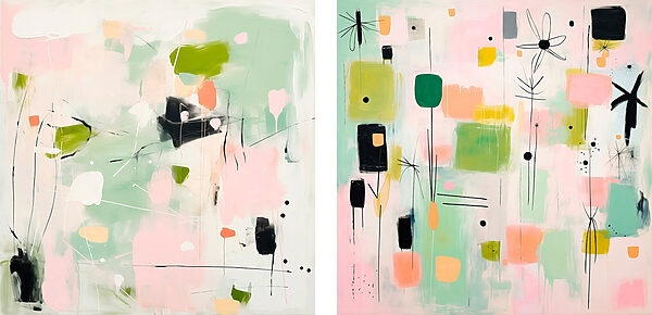 Painting of different colors Painting of different colors