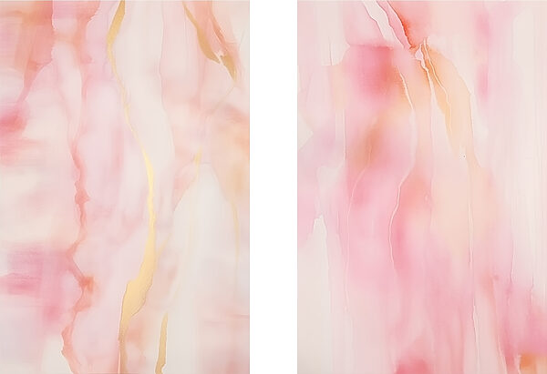 Abstract pink fluid artwork display Abstract pink fluid artwork display
