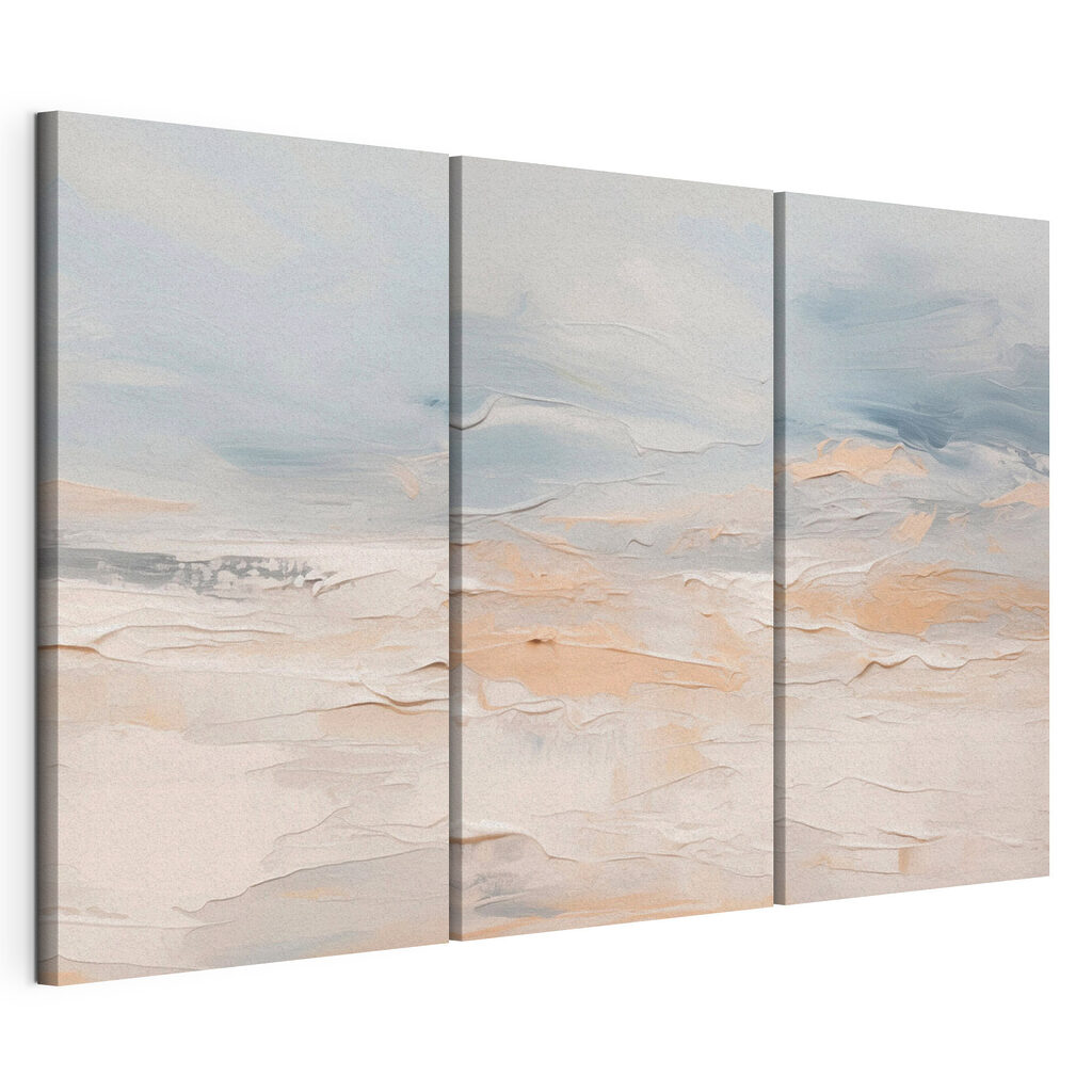 Group of paintings of a beach