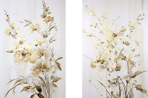 - Elegant floral composition in soft tones - Elegant floral composition in soft tones