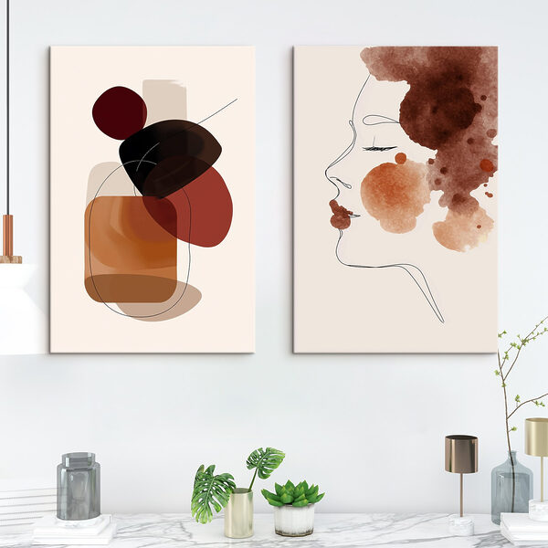 Abstract art showcasing natural forms Abstract art showcasing natural forms