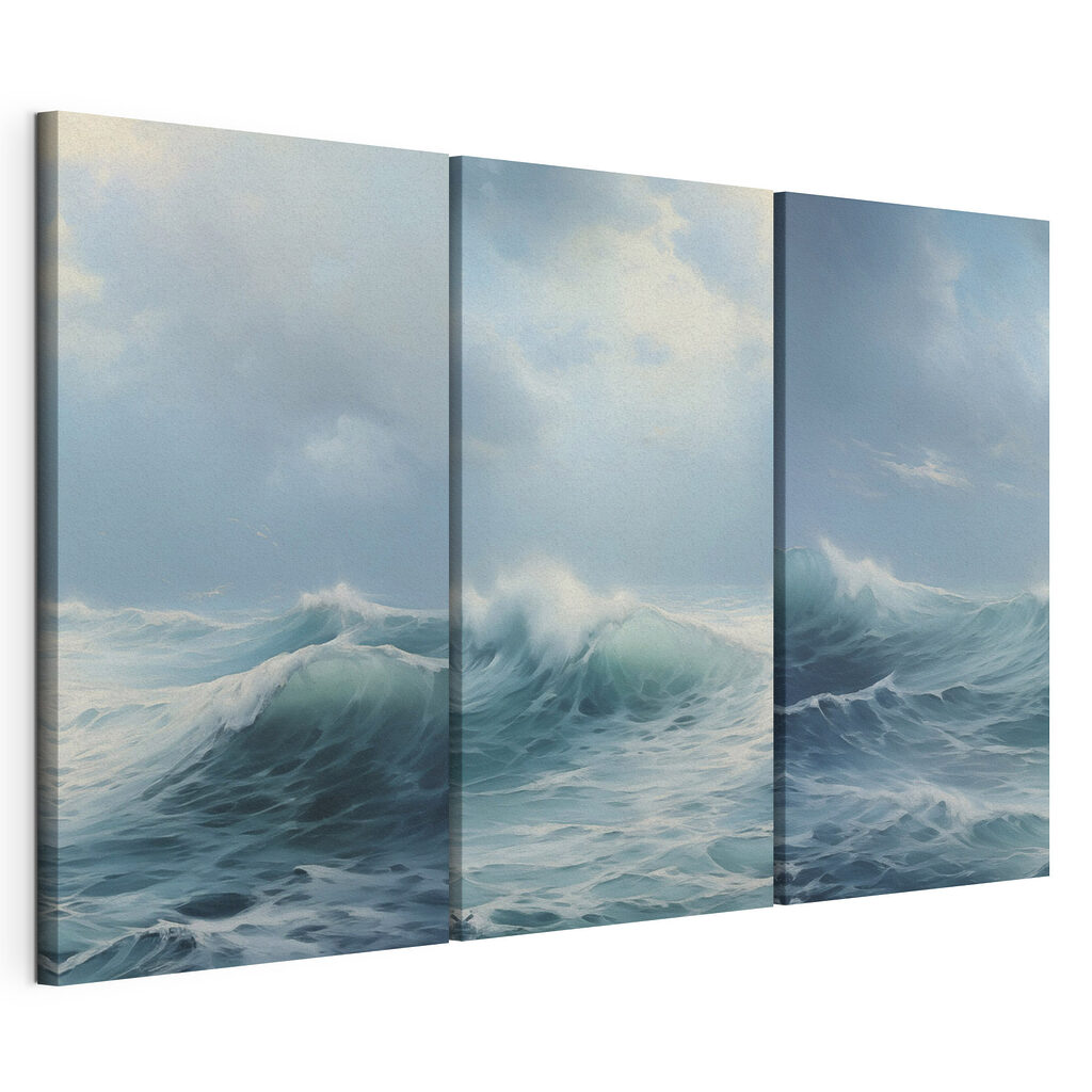 Group of waves in the ocean