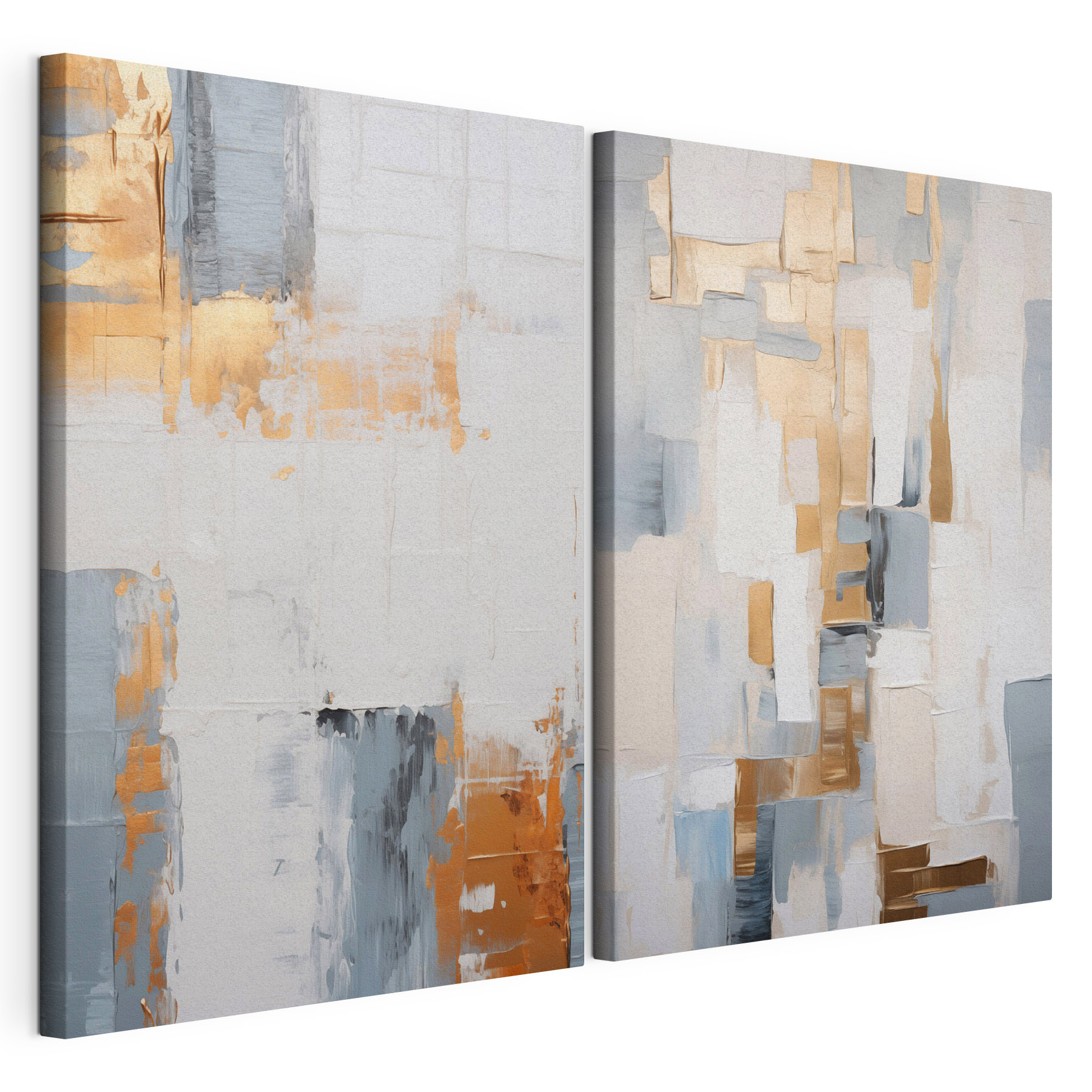 Two paintings of different colors Two paintings of different colors