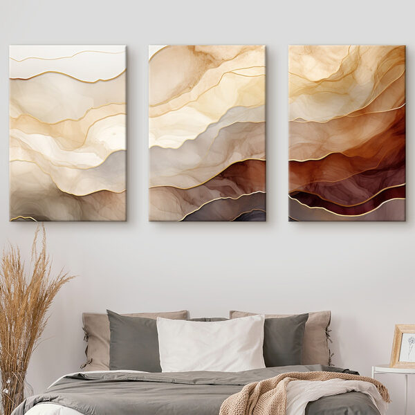 Group of art pieces