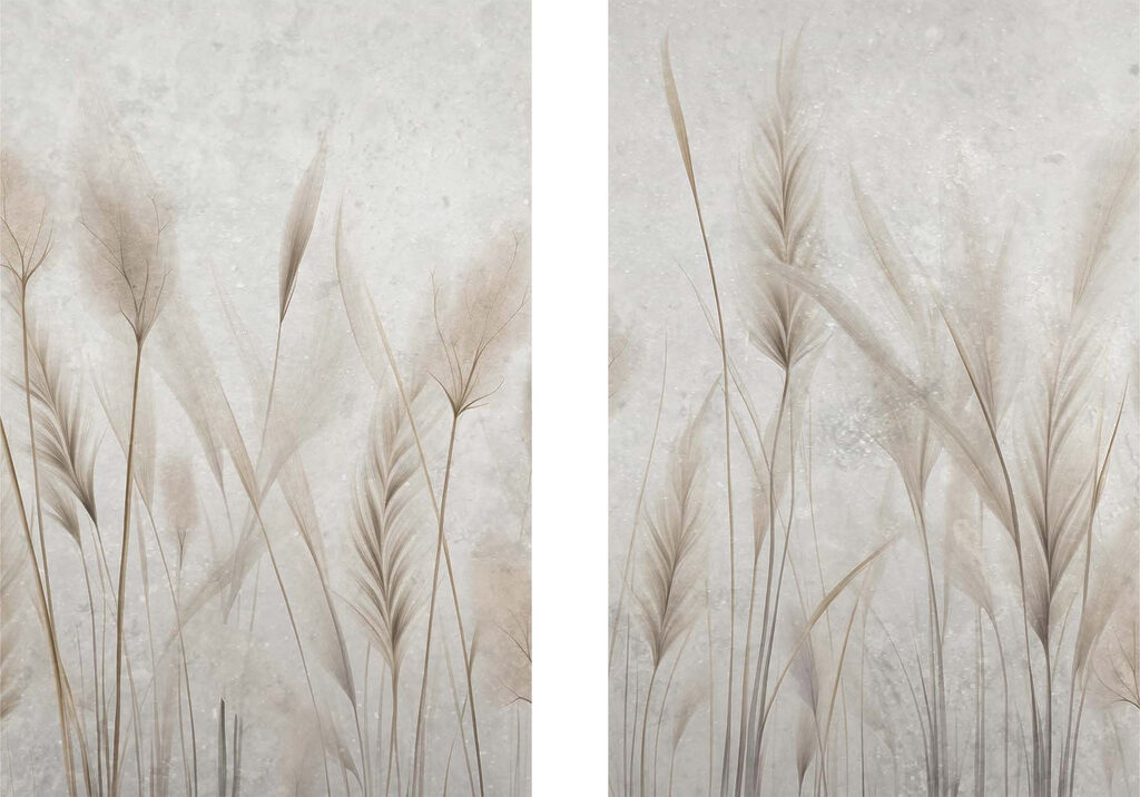 Soft grasses in gentle harmony