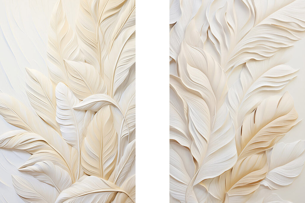 Elegant foliage in soft shades Elegant foliage in soft shades