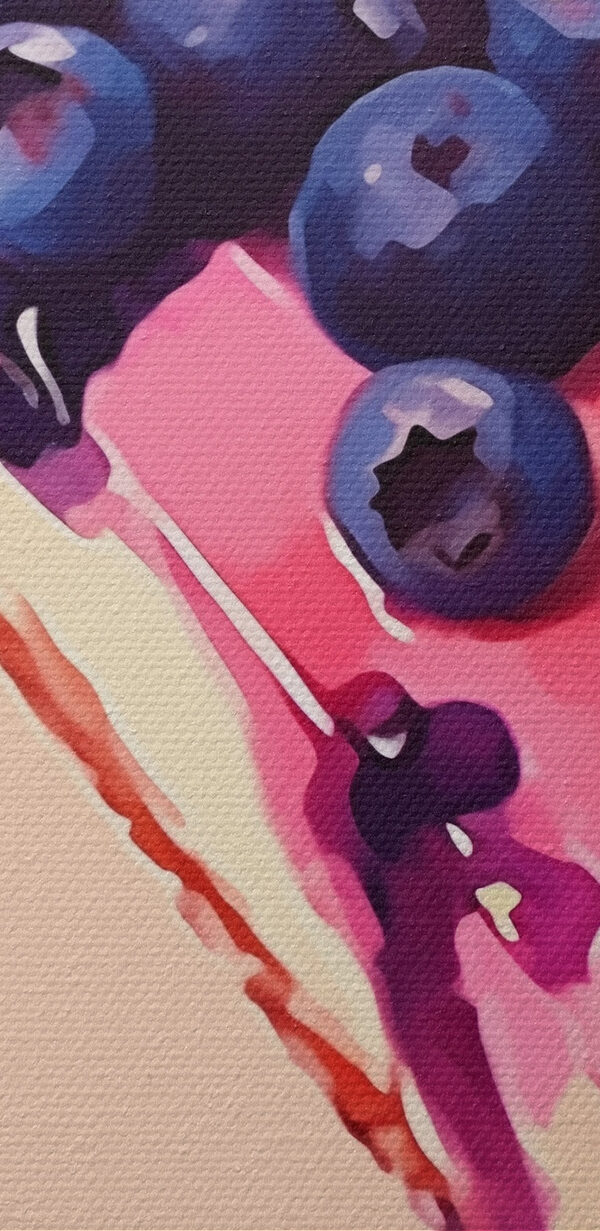 Collage of blueberries