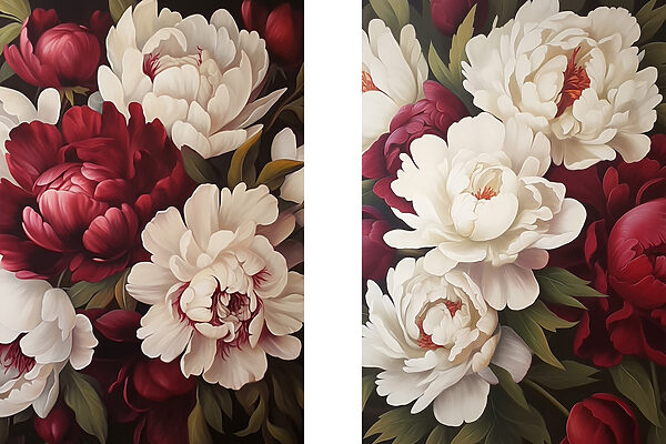 Elegant blooms in vibrant harmony