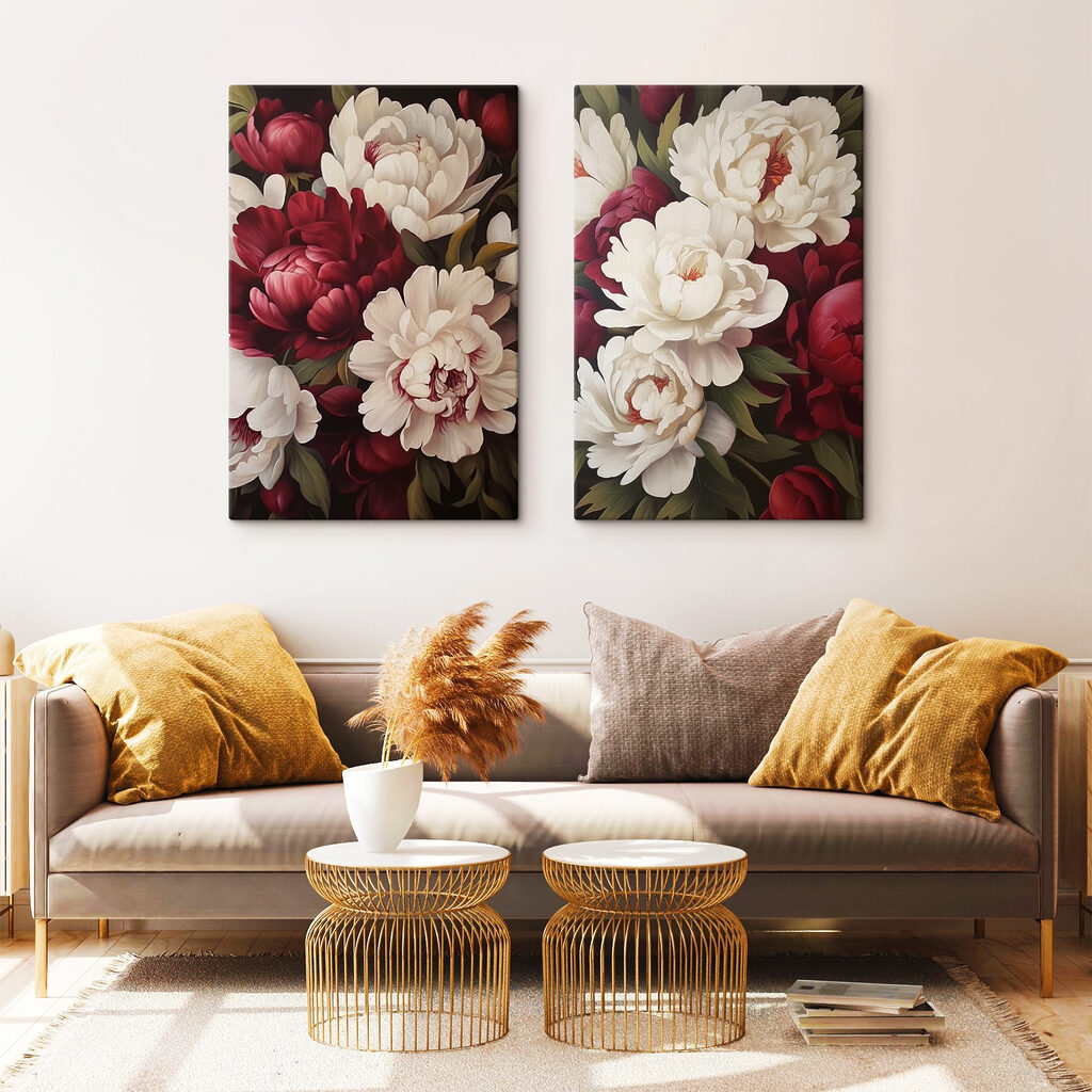 Elegant blooms in vibrant harmony