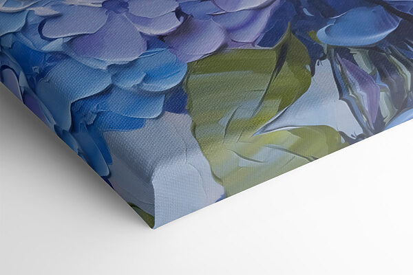 Painting of flowers on canvas Painting of flowers on canvas