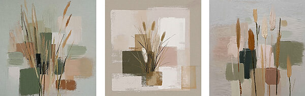 Painting of a bouquet of grass Painting of a bouquet of grass