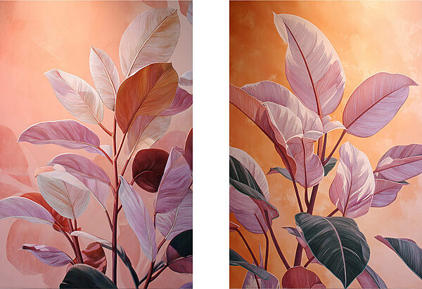 Playful hues of nature's beauty