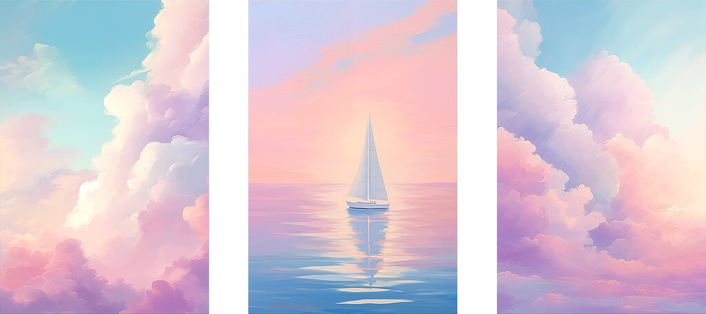 Sailboat on the water Sailboat on the water