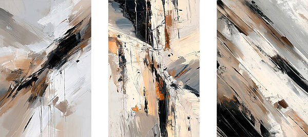 Abstract expressions in earthy tones Abstract expressions in earthy tones