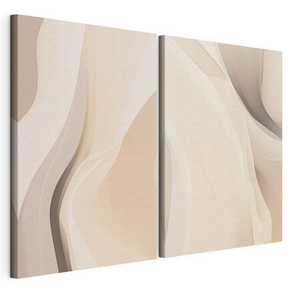 Gentle curves in soft hues