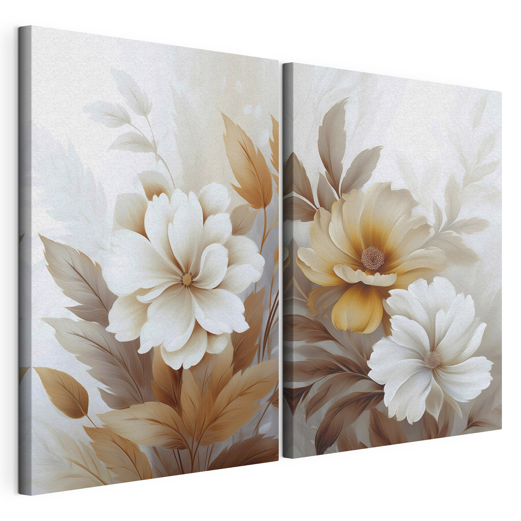 Soft floral elegance in muted tones