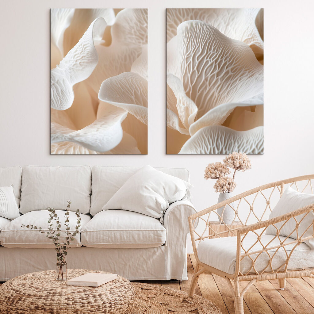 Whimsical petal formations in soft hues Whimsical petal formations in soft hues