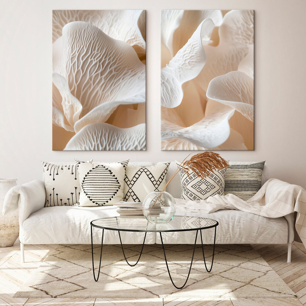 Whimsical petal formations in soft hues Whimsical petal formations in soft hues
