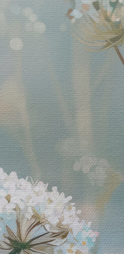 Delicate blooms in soft colors Delicate blooms in soft colors