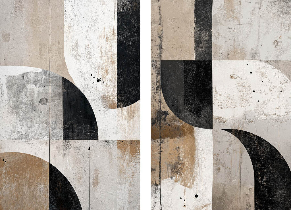 Pair of art pieces