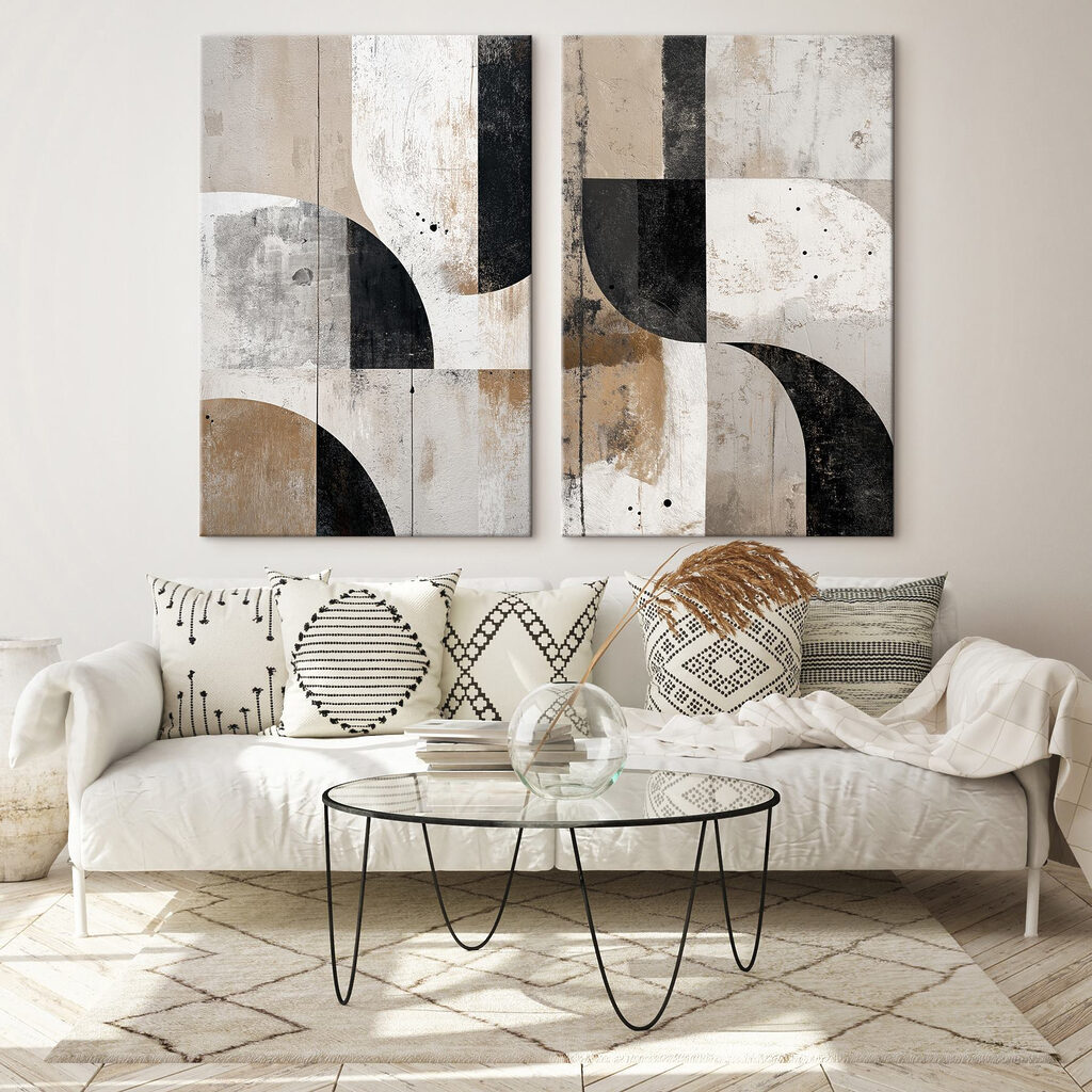 Pair of art pieces