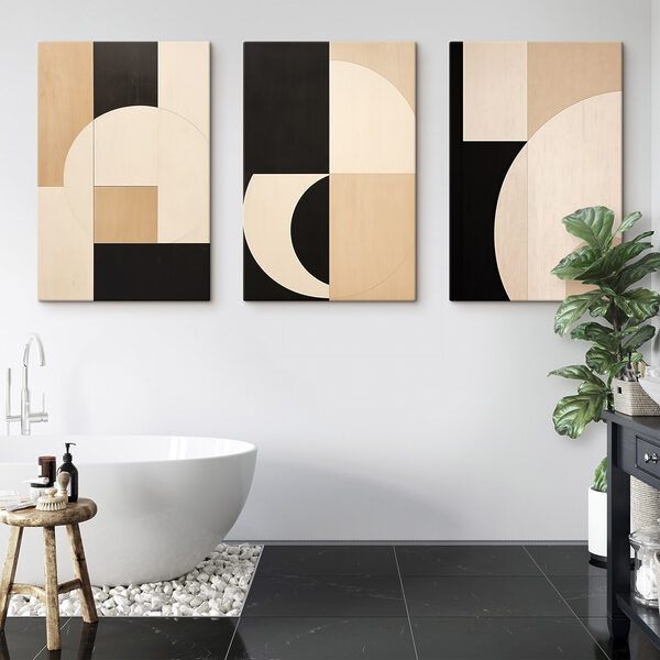 Black and white art piece