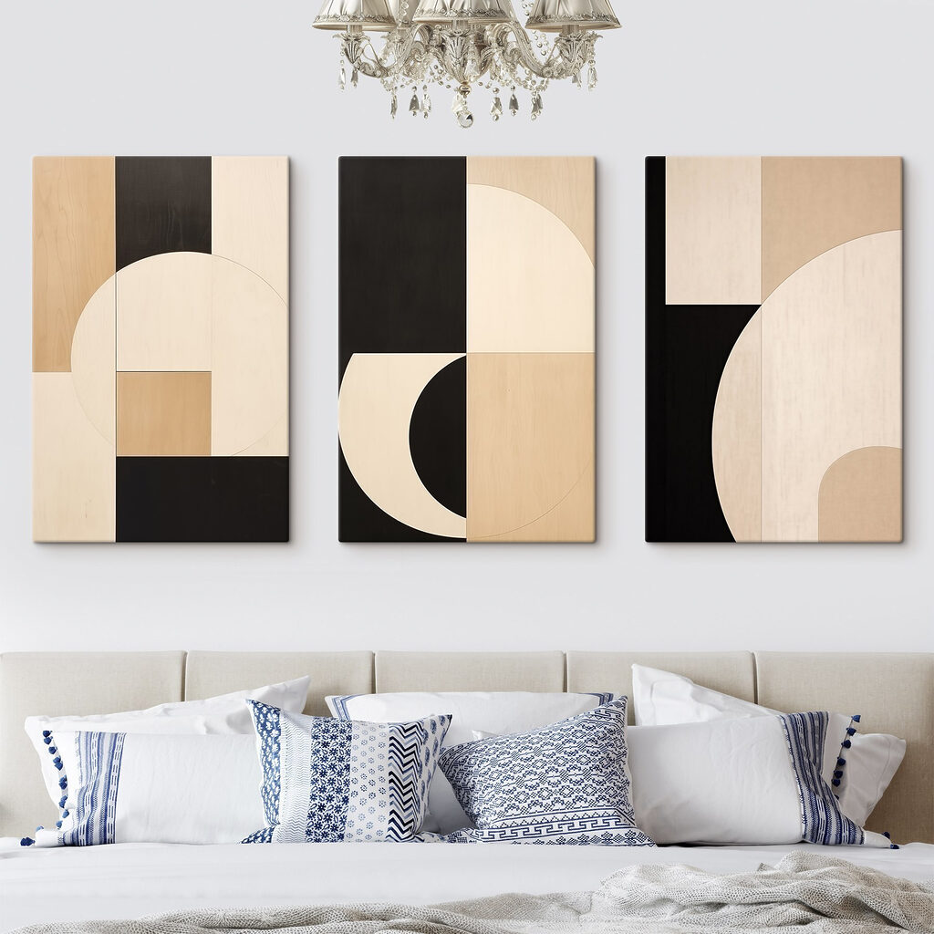 Black and white art piece