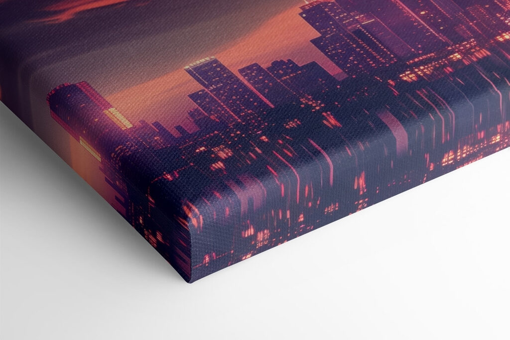 City skyline with a body of water