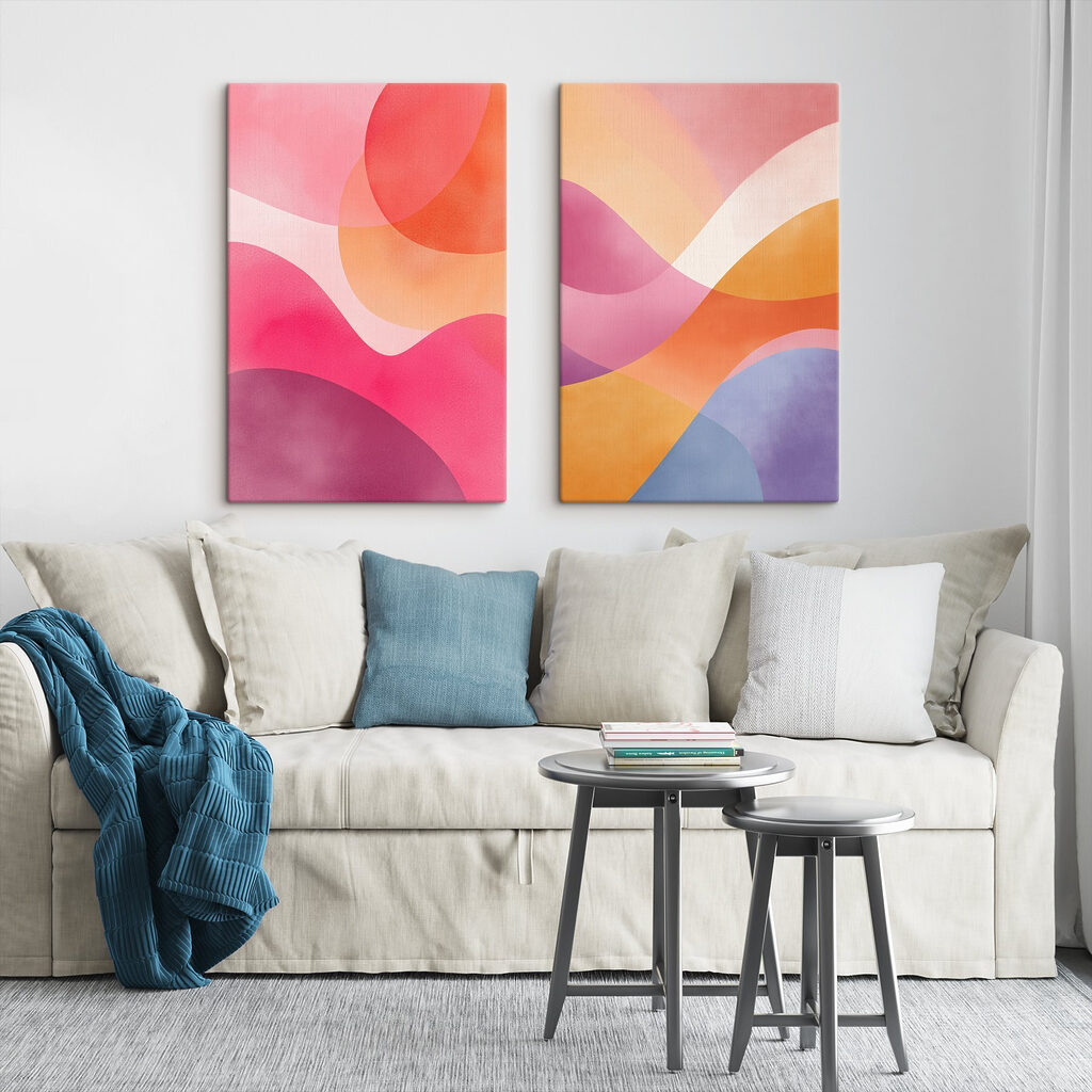 Soft Curves in Warm Hues Soft Curves in Warm Hues