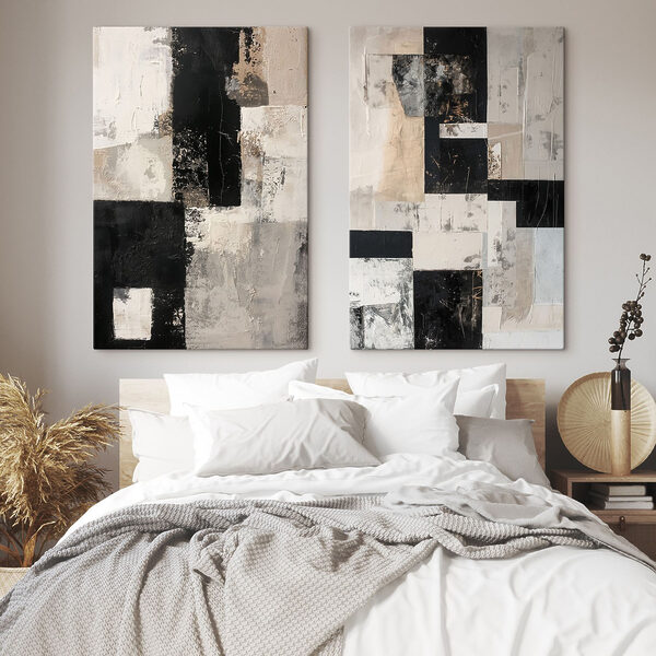 Collage of black and white art Collage of black and white art