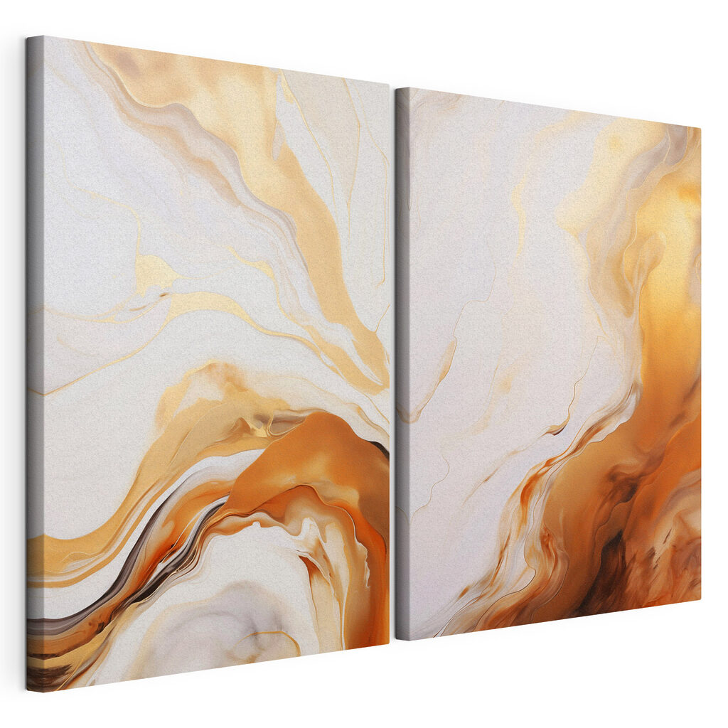 Flowing patterns in warm hues Flowing patterns in warm hues