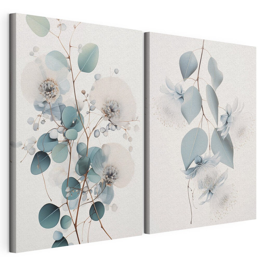 Delicate blooms in soft hues