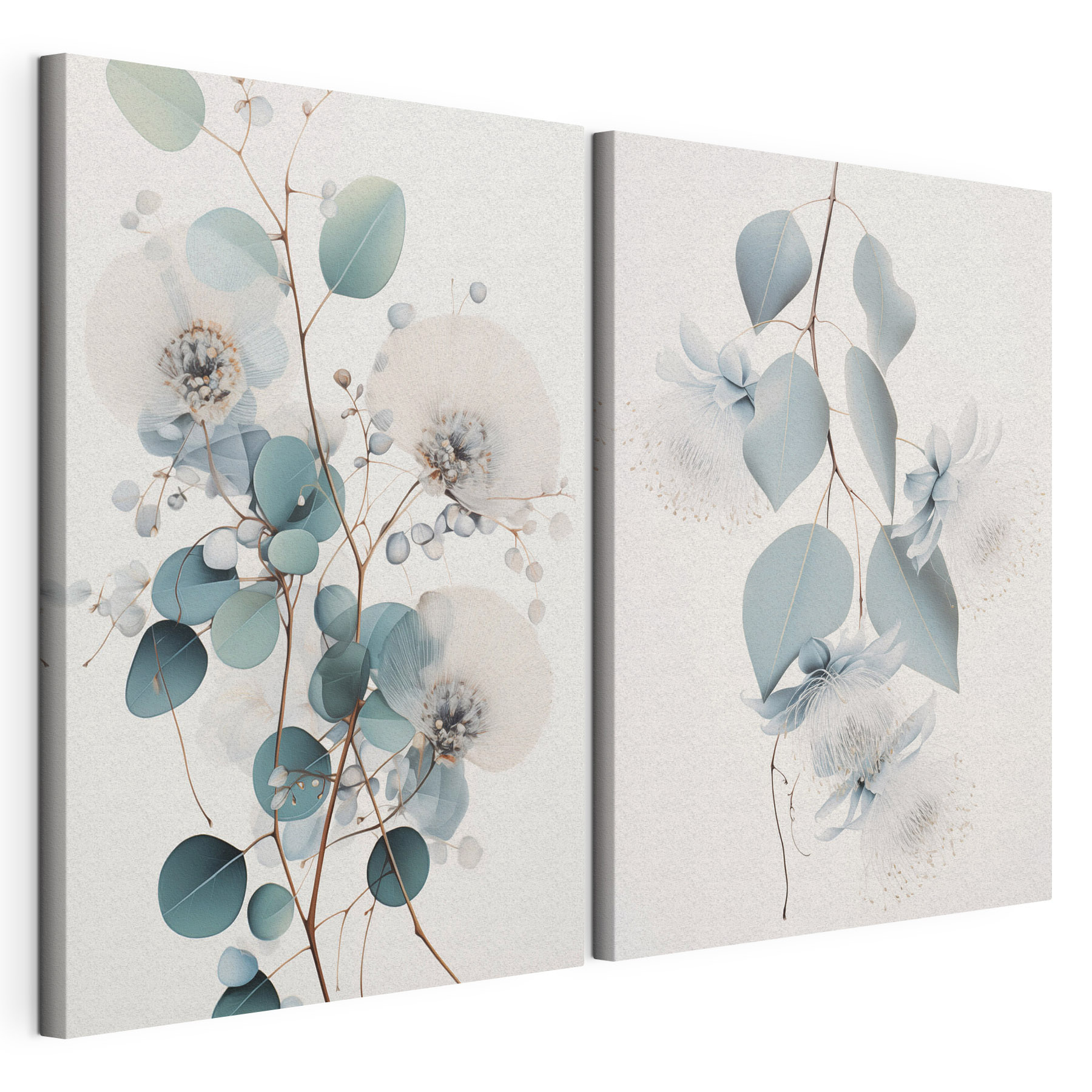 Delicate blooms in soft hues