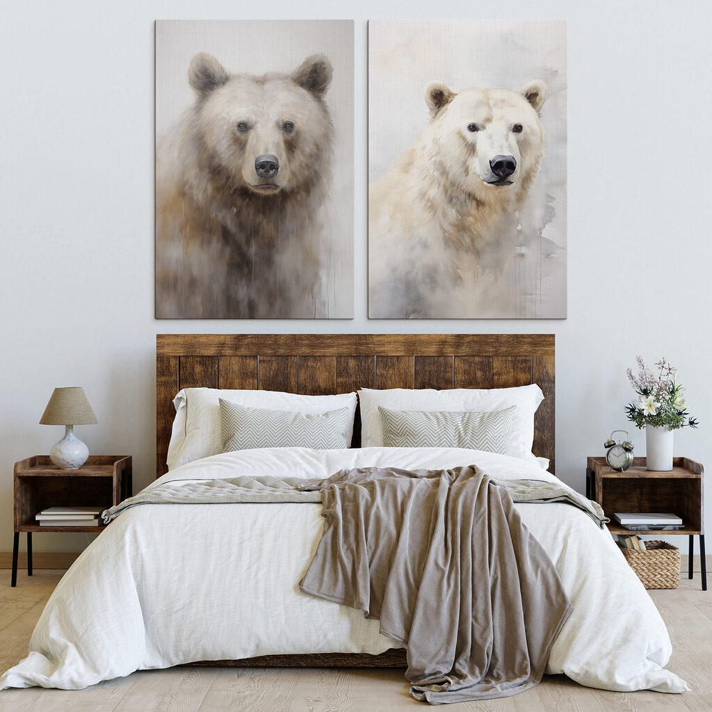 Painting of a bear Painting of a bear
