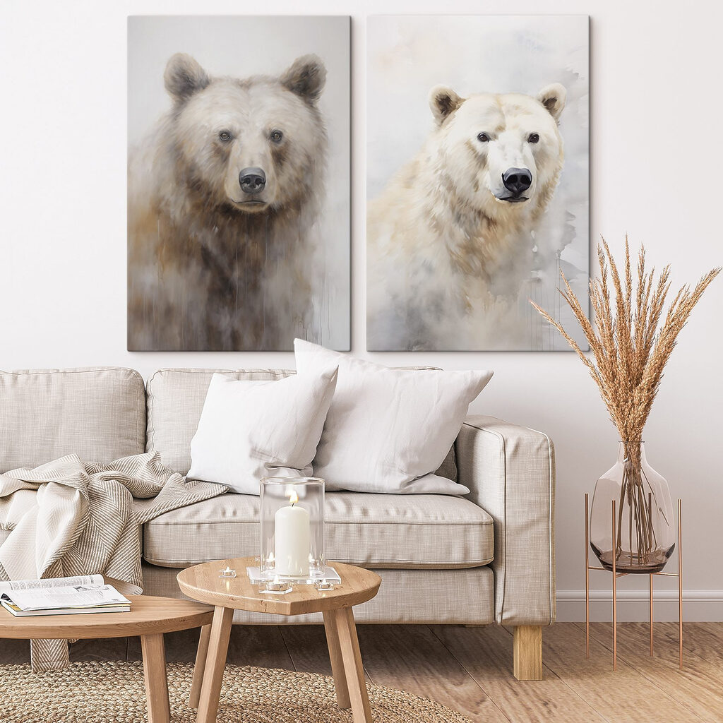 Painting of a bear Painting of a bear