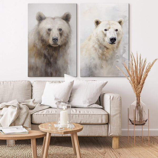 Painting of a bear Painting of a bear