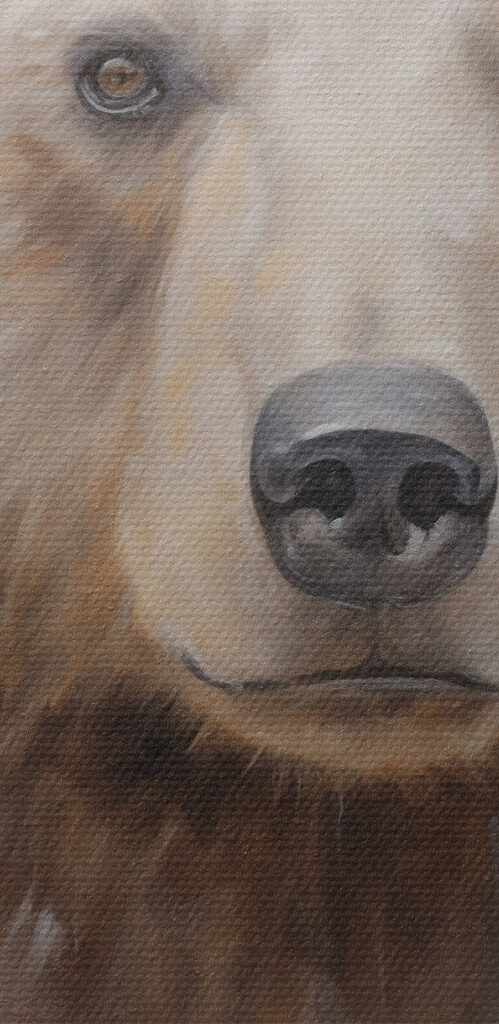 Painting of a bear Painting of a bear