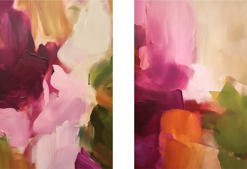 - Vibrant colors in abstract harmony - Vibrant colors in abstract harmony