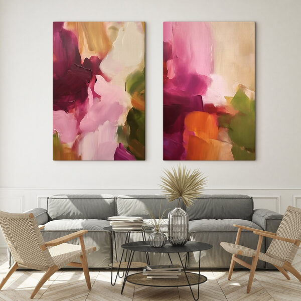- Vibrant colors in abstract harmony - Vibrant colors in abstract harmony