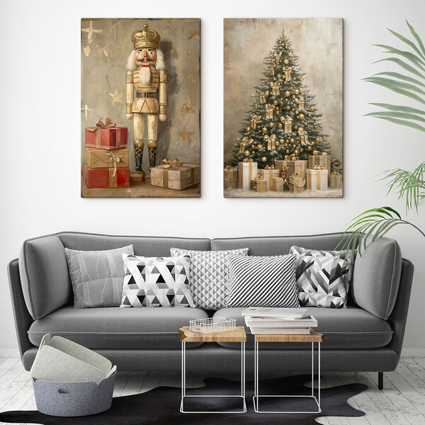 Nutcracker and a christmas tree Nutcracker and a christmas tree
