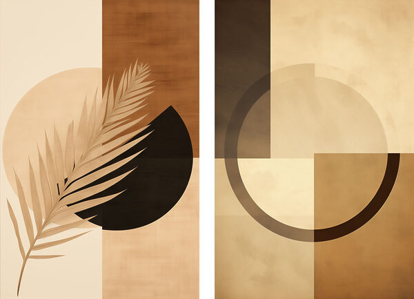 Pair of art pieces